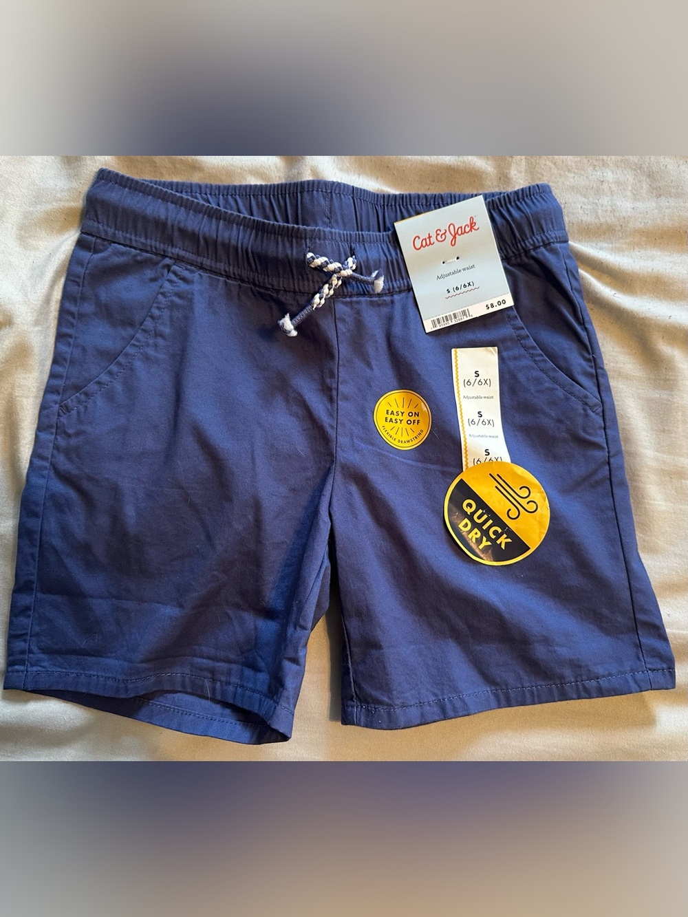 Cat & Jack Navy Blue Quick Dry Boys Shorts
